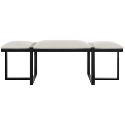 Uttermost 23761 Triple Cloud 60" Wide Bench