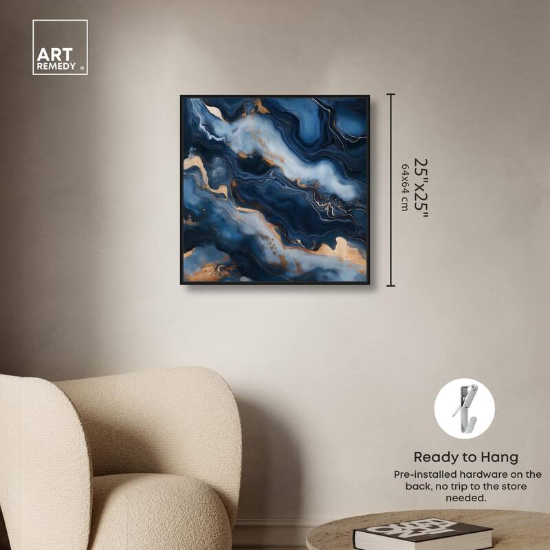 Deep Sea Geode IV Canvas by Art Remedy