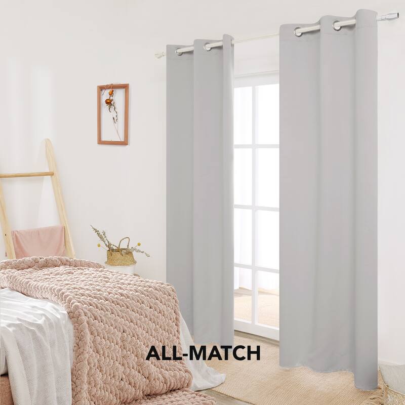 Deconovo Insulated 42 Width Curtain Panel Pair (2 Panel)