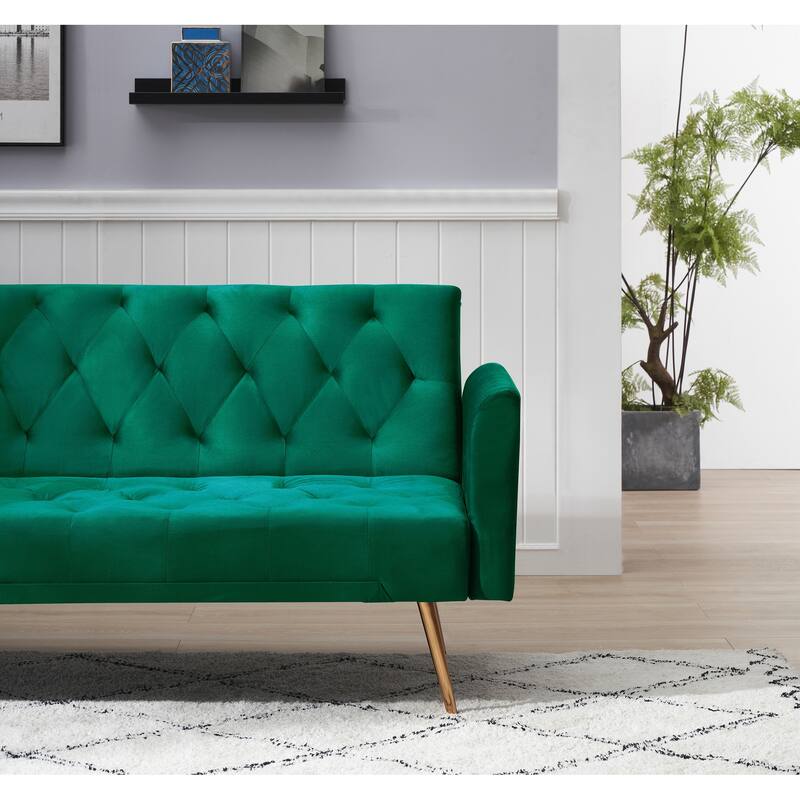 71" Convertible Double Folding Living Room Sofa Bed