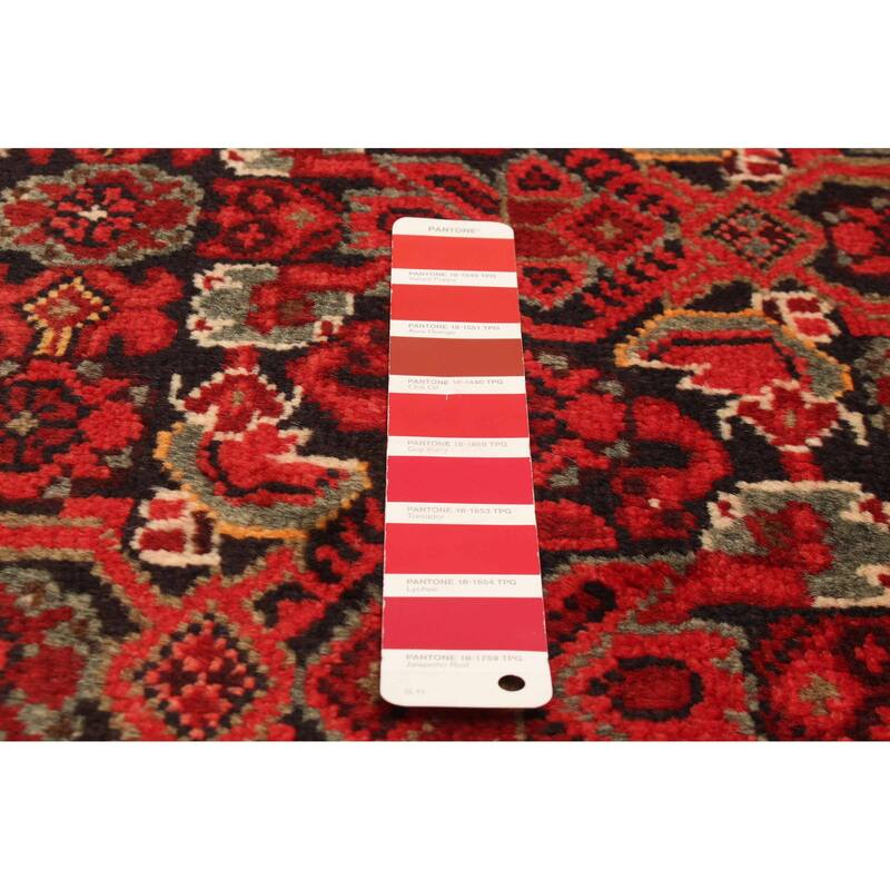 ECARPETGALLERY Hand-knotted Andelz Red Wool Rug - 3'5 x 8'5