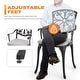 preview thumbnail 9 of 20, Nuu Garden Outdoor 3-Piece Cast Aluminum Patio Set with Cushions and Umbrella Hole