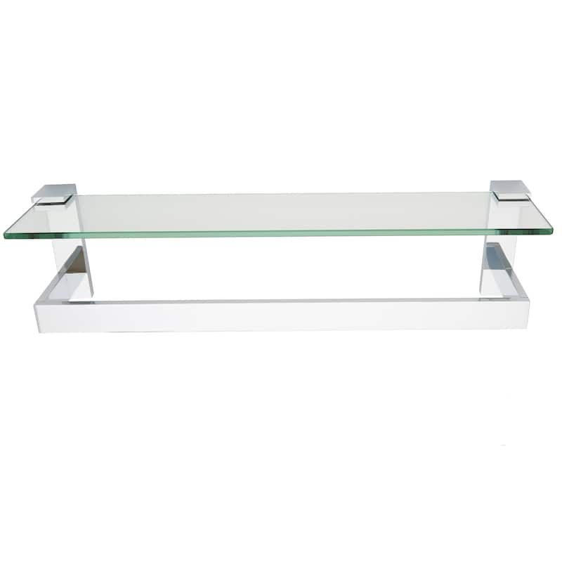 Alno A6427-24 Linear 24" Wide Solid Metal Modern Bathroom Towel Rod - Polished Chrome