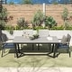 preview thumbnail 29 of 30, Corvus Orville 6-piece Aluminum Outdoor Dining Set with WPC Table Top