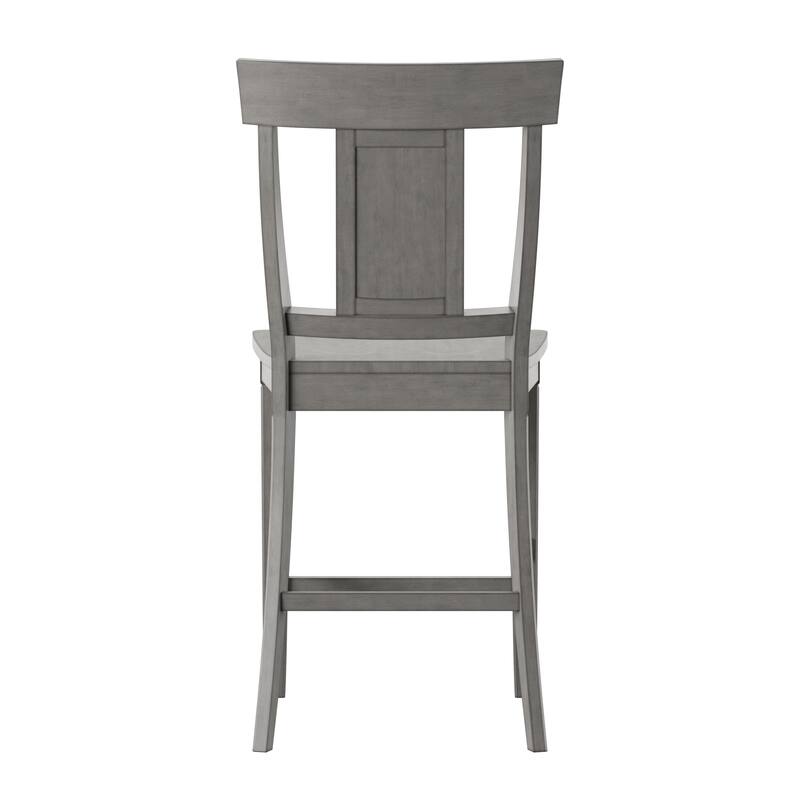 Eleanor Panel Back Wood Counter Chair (Set of 2) by iNSPIRE Q Classic