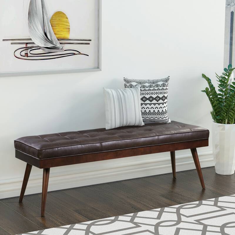 Poly & Bark Luca Bench - Full Grain Genuine Italian Leather