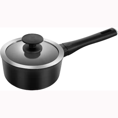 ZWILLING Madura Plus Forged Aluminum Nonstick Saucepan with Lid - Black