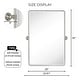 preview thumbnail 128 of 126, TEHOME Woodvale Rectangle Vertical Metal Wall Mirrors