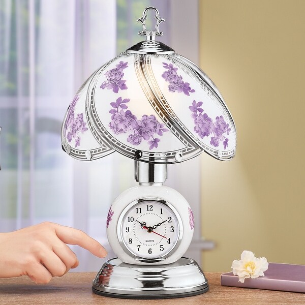 Purple touch lamp on sale