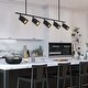 preview thumbnail 33 of 43, 5 - Light Modern Adjustable Metal Linear Spot Tracking Pendant Light
