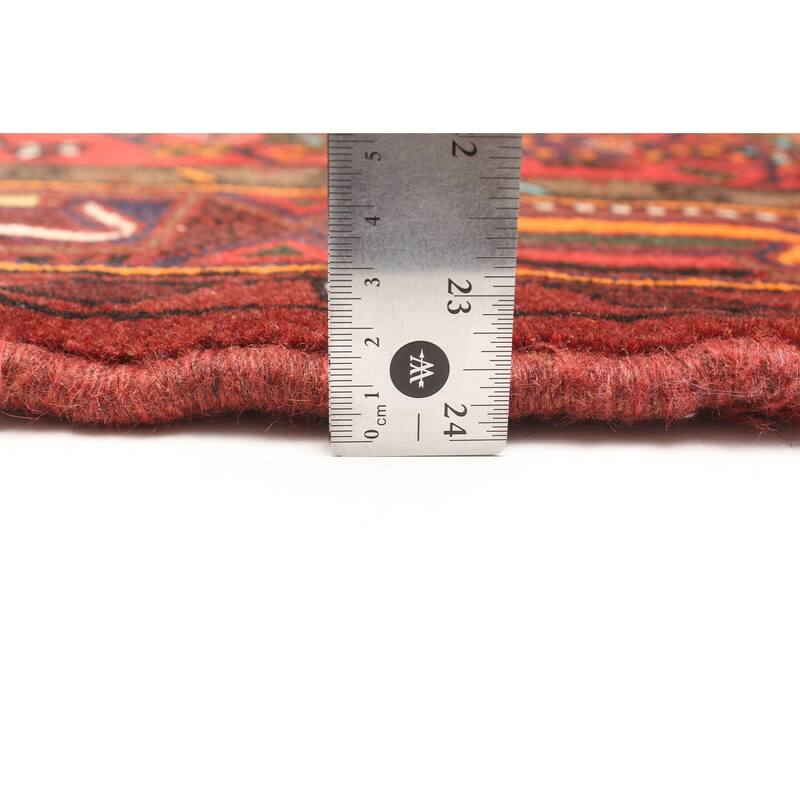 ECARPETGALLERY Hand-knotted Andelz Red Wool Rug - 4'5 x 6'3