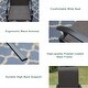 preview thumbnail 8 of 8, PHI VILLA 5-Piece Gas Fire Pit Table Patio Dining Set 28" Gas Fire Pit Table & Rattan High-back Dining Chairs