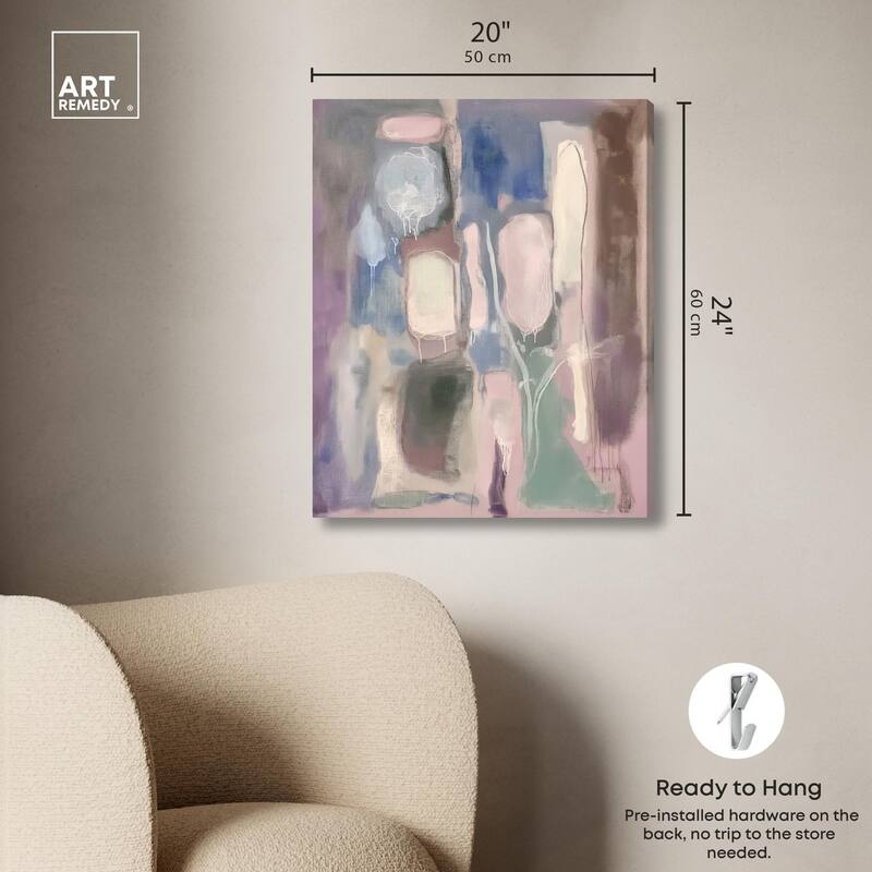 Silk and Satin III Canvas by Art Remedy, Gallery Wrapped