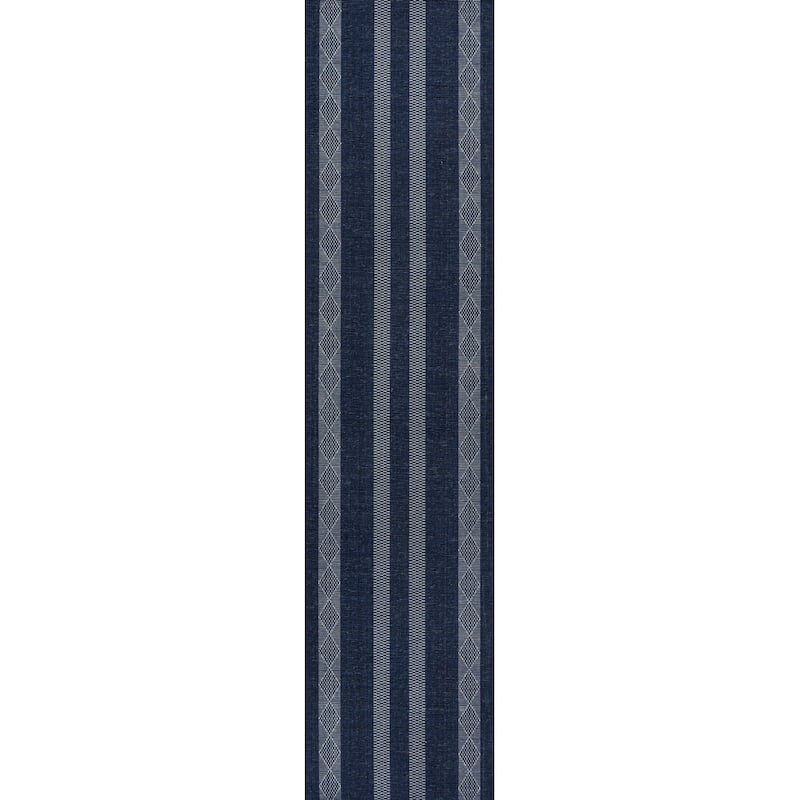 JONATHAN Y Bande Bohemian Medallion Textured Weave Machine Washable Area Rug - 2 X 8