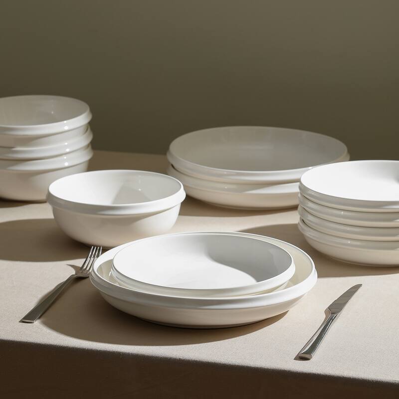 Stone Lain Verso Porcelain Dinnerware Set