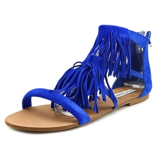 steve madden blue suede sandals