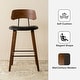 preview thumbnail 35 of 60, Glitzhome Industrial Modern Adjustable Bar Table Rustic Steel 3-Piece Pub Sets