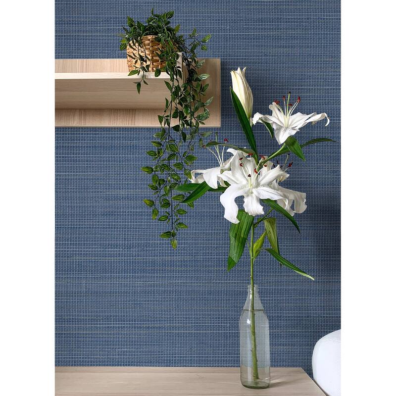 Chesapeake Spinnaker Navy Netting Wallpaper