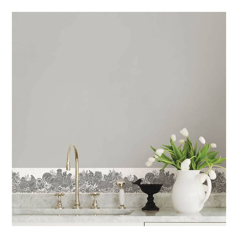 Chesapeake Parton Black Chicken Border - 6 x 180 x 0.025