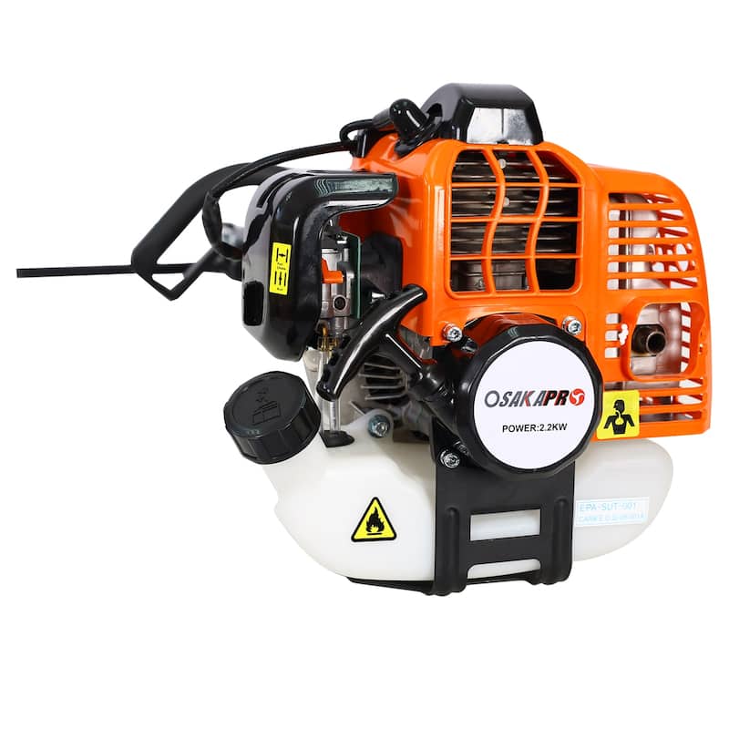 4 in 1 Multi-Functional Trimming Tool, 52CC 2-Cycle Garden Tool System with Gas Pole Saw, Hedge Trimmer, Grass Trimmer