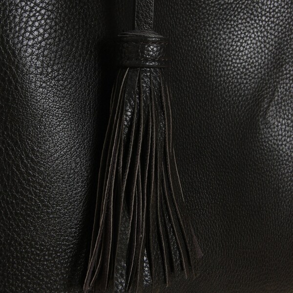 reversible vegan leather oversized tote bag