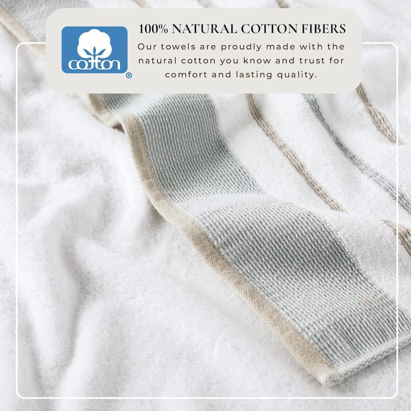 Linery & Co. Luxury Cotton Decorative Towel Set.