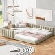 preview thumbnail 1 of 12, Queen Size & Twin XL Size Upholstered Platform Bed