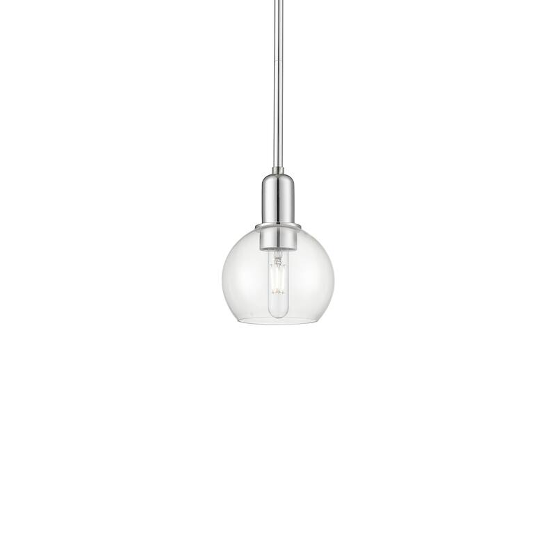 Innovations Lighting 716-1S-9-6 Athens Pendant Athens 6" Wide Mini - Polished Chrome / Clear