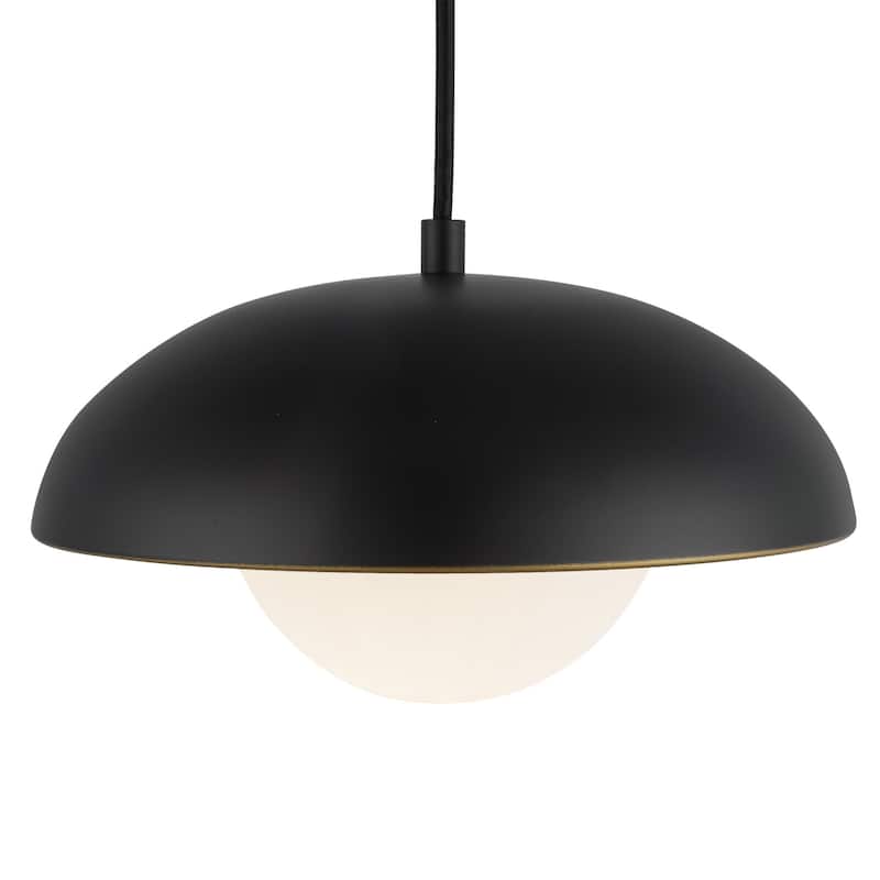 Alora Lighting PD522011OP Rubio 11" Wide Pendant with Opal Glass Shade