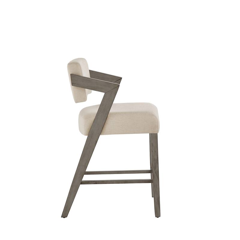 Kalispell Wood Finish Counter & Bar Chair by iNSPIRE Q Modern