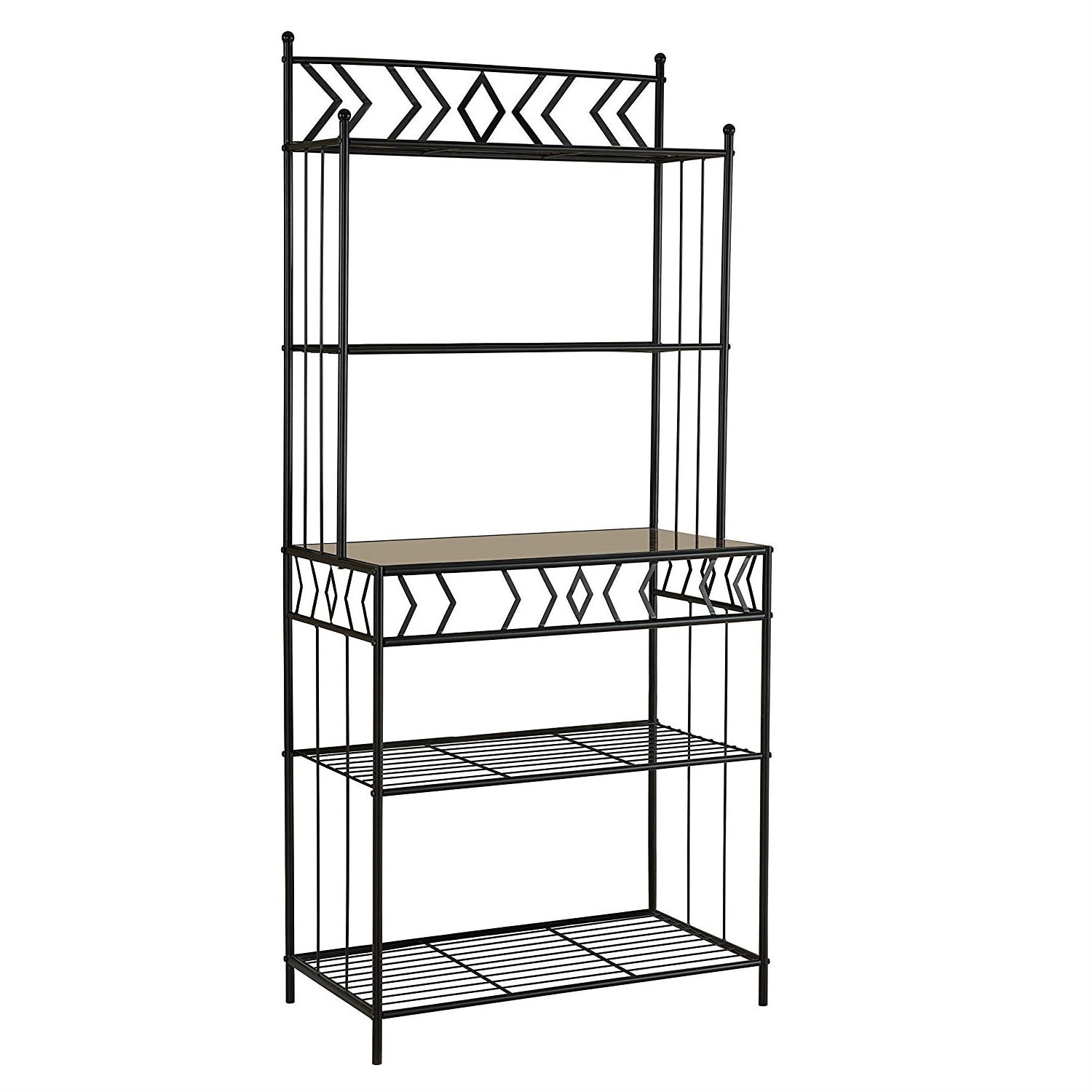 Household Essentials Glidez 2-Tier Kitchen Cabinet Organizer Pull Out Shelves for Storage Faux Marble White