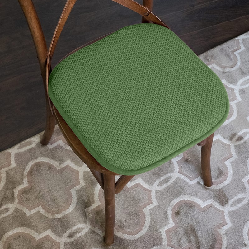 16-in. Square Non-slip Memory Foam Seat Cushions (2 OR 4)