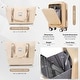 preview thumbnail 6 of 39, Front Opening 20-Inch Carry-On Luggage with Expandable Travel Bag Set