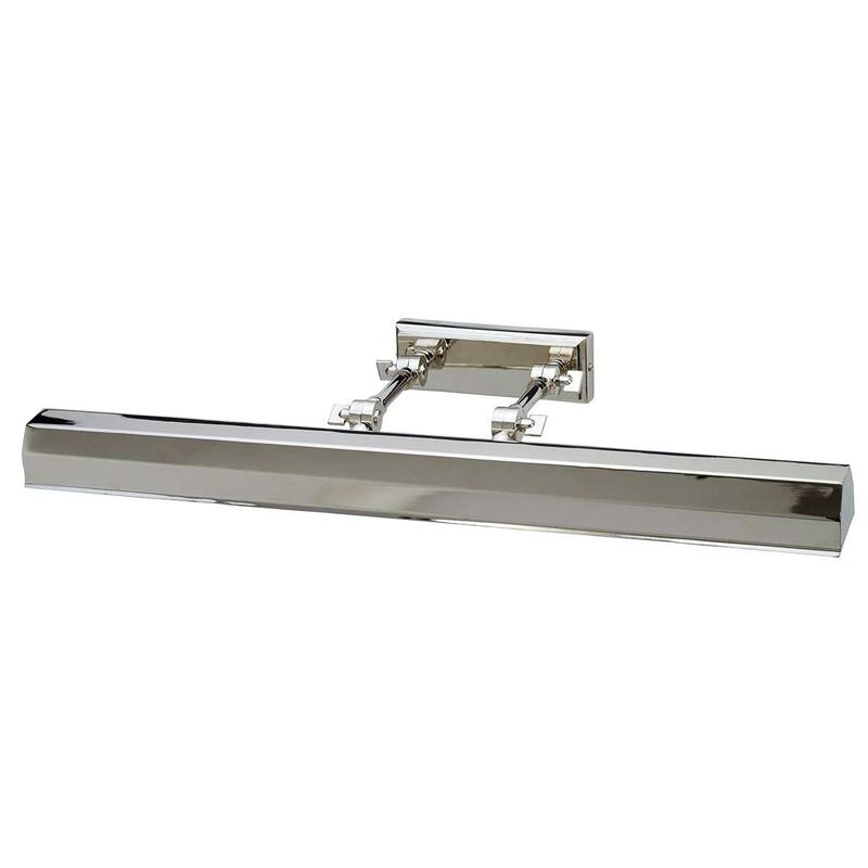 Chawton 2 Light Large Picture Light in Polished Nickel - 5"h x 26"w x 7.5"d