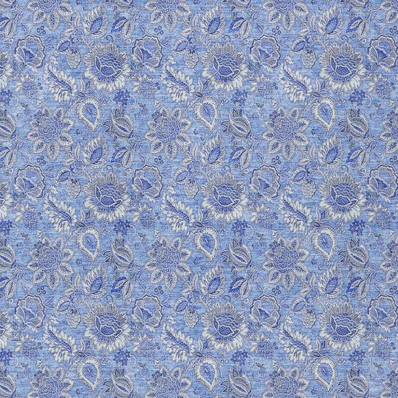 HomeRoots Floral Transitional Rectangle Outdoor Rug