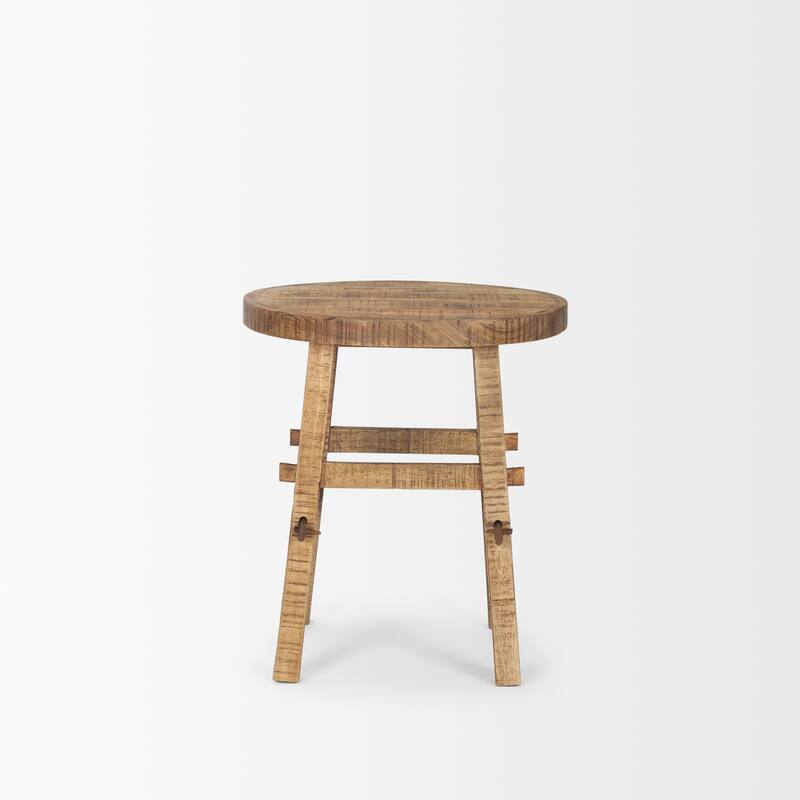 Rosie Small Brown Wood End Table