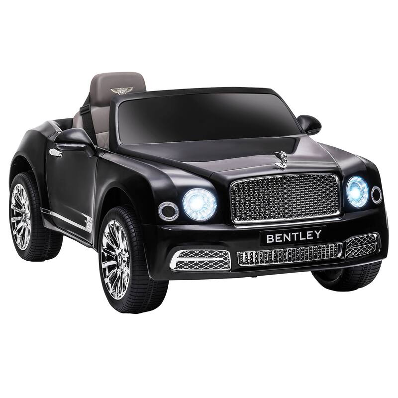 Aosom Bentley Mulsanne 12V Ride on Car, Battery Powered Car with Remote Control, Suspension, Startup Sound, LED Lights
