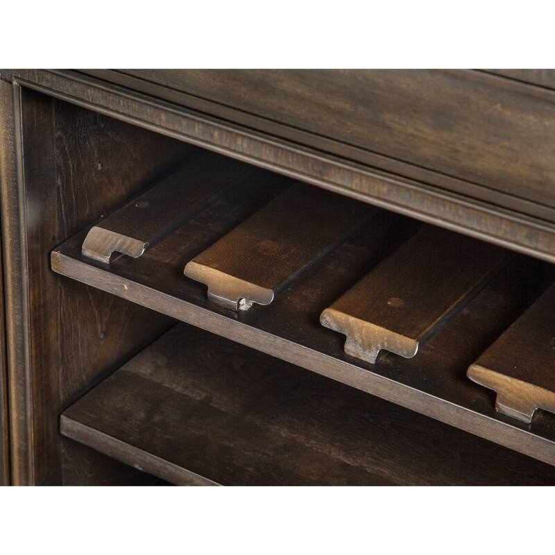 Magnussen Home Westley Falls Graphite Buffet - 66''W x 19''D x 36''H