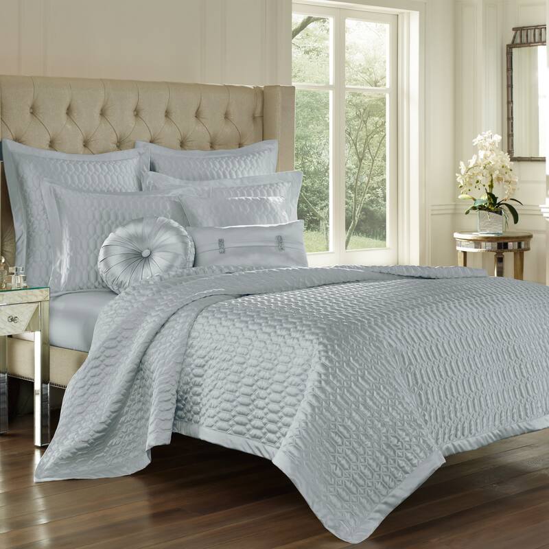 J. Queen New York Satinique Geometric Quilt
