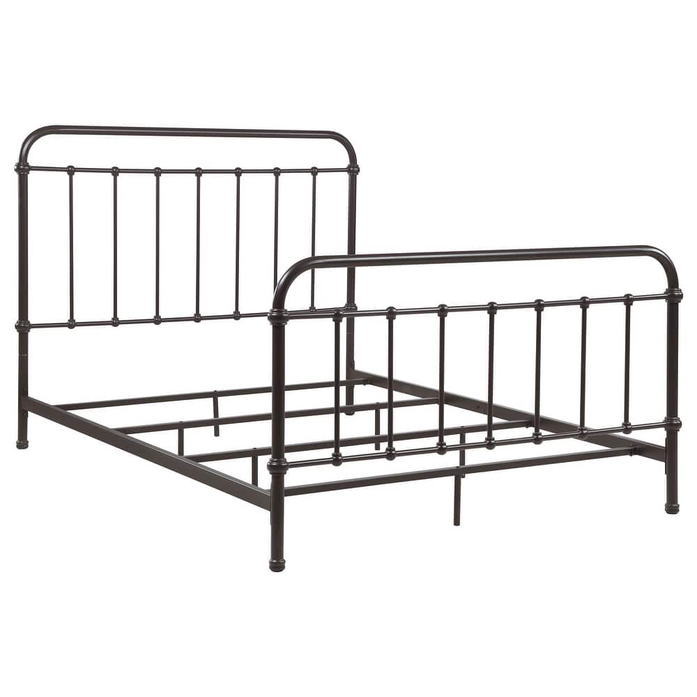 Livingston Metal Open Frame Bed Dark Bronze