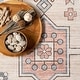 preview thumbnail 7 of 11, Nuloom Catreena SpinClean Transitional Floral Machine Washable Area Rug