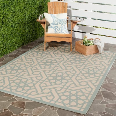 Martha Stewart by SAFAVIEH Triumph Indoor/ Outdoor Waterproof Rug. - 8' x 11'2"