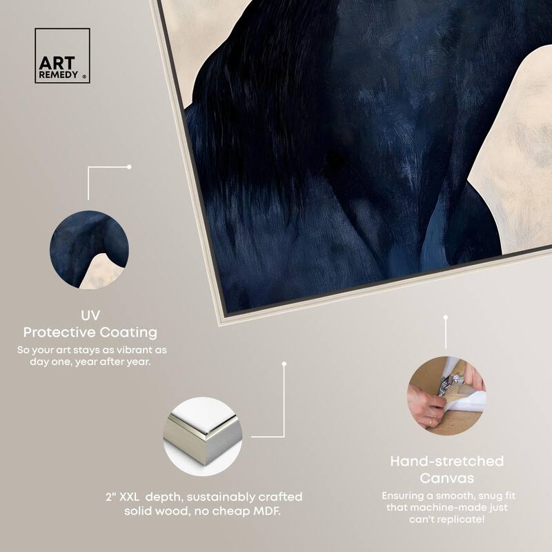 Blue Horse II Canvas by Art Remedy