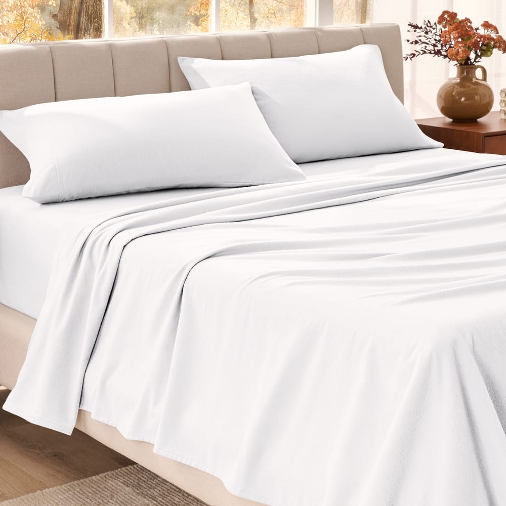 Bare Home Organic Cotton Flannel Sheet Set