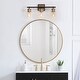 preview thumbnail 21 of 23, Modern Farmhouse Bathroom Vanity Light Black Gold Cylinder Glass Wall Sconce