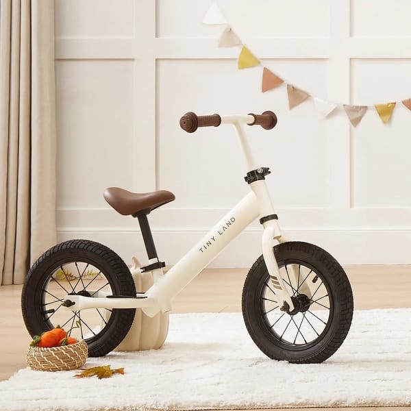slide 2 of 9, Tiny Land® Balance Bike - Milky White Toddler