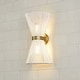 preview thumbnail 4 of 7, Golden Lighting 6938-2W WR Avon 2 Light 17" Tall Wall Sconce
