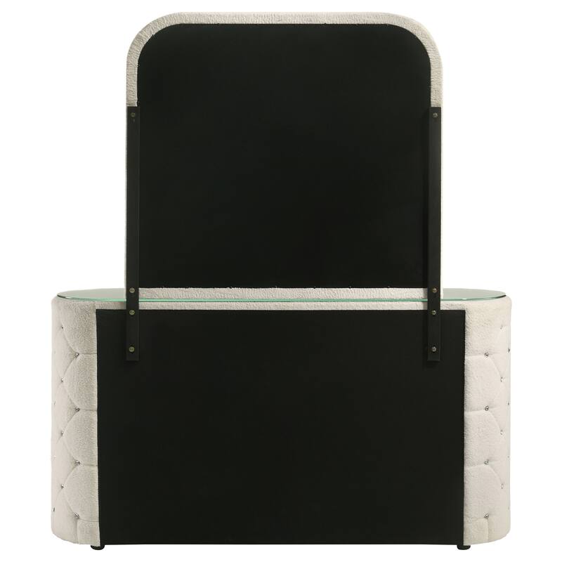 Sonya 6-drawer Upholstered Bedroom Dresser Ivory