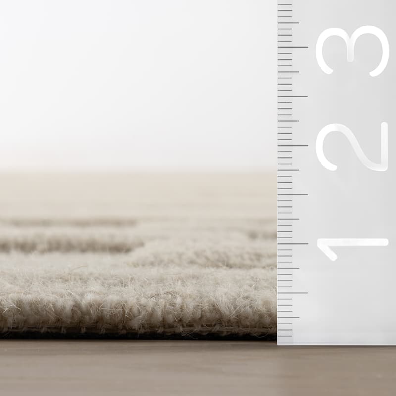 Carmeon Hamilton Hazel Bohemian Striped Wool Rug