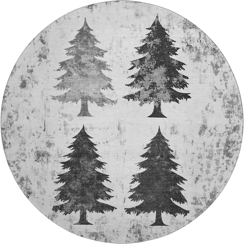 Premium Washable Super Soft Pine Tree Mayfield Rug